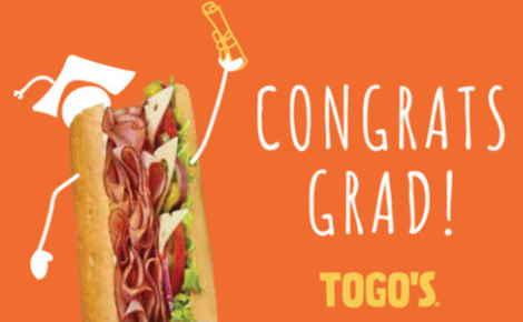 TOGO'S Gift Card - Graduation