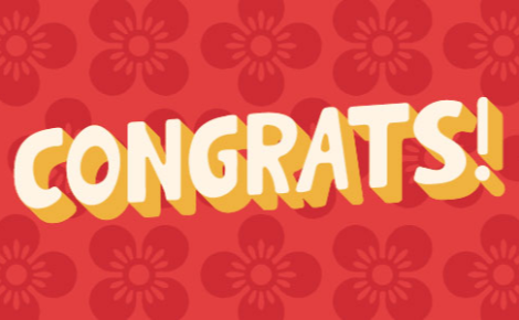 Congrats!