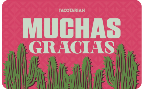 Muchas Gracias Gift Card