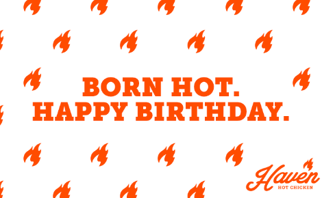 Haven Gift Card Happy Birthday