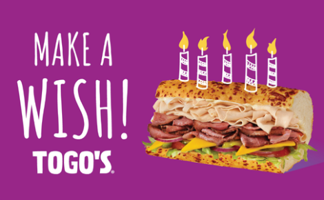 TOGO'S Gift Card - Birthday