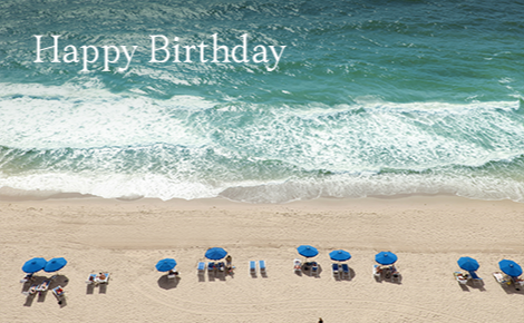 happy birthday card design 