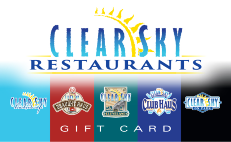 Standard Clear Sky Gift Card Layout