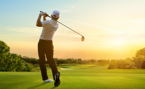 egift card design with a golfer
