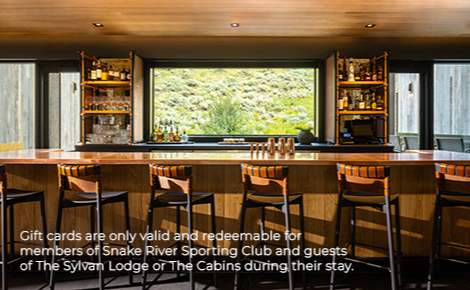 egift card design with the bar table