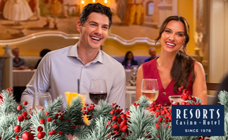 eGift card image of a couple enjoying a meal