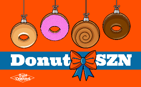 donut season with donut ornaments