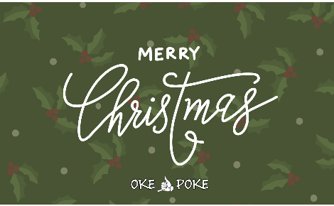 Merry Christmas Oke Poke Gift Card