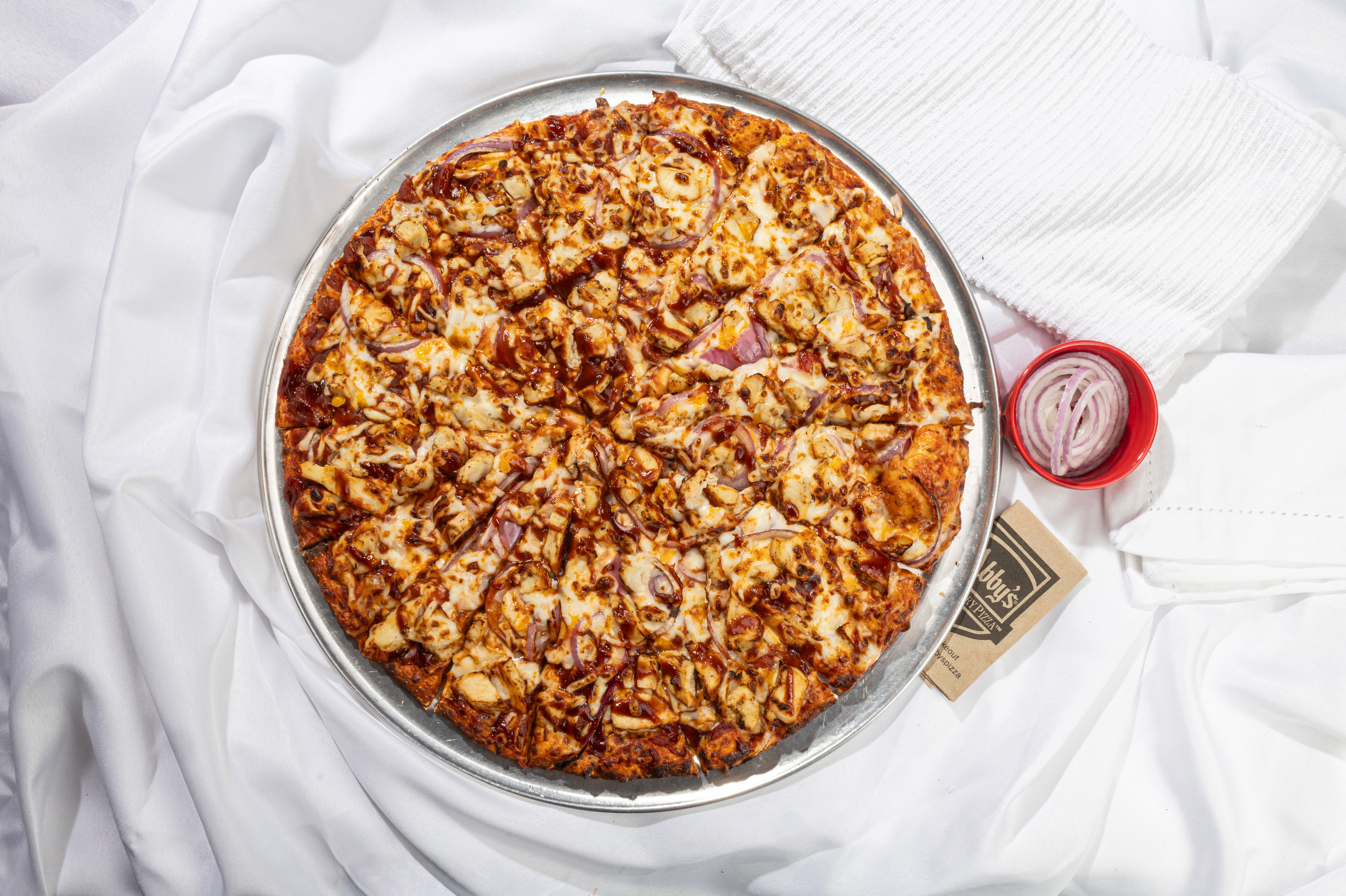 Free Large Original BBQ Chicken Pizza