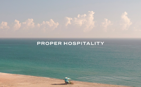 Ocean view with lifeguard tower on a sandy beach