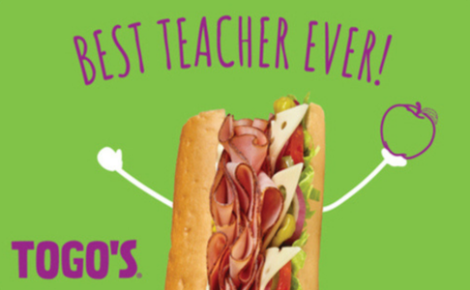 TOGO'S Gift Card - Teachers