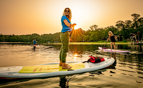 egift card design with a paddleboard
