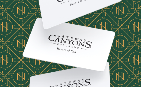 eGift image of the Gateway Canyons gift cards