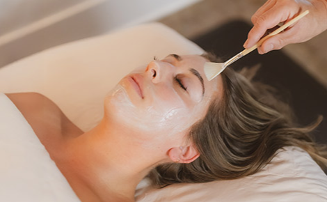 egift card design with a spa facial