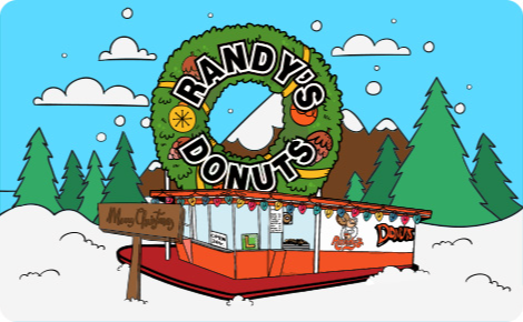 inglewood donut shop with the donut as a wreath