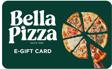 Bella Pizza Green Gift Card