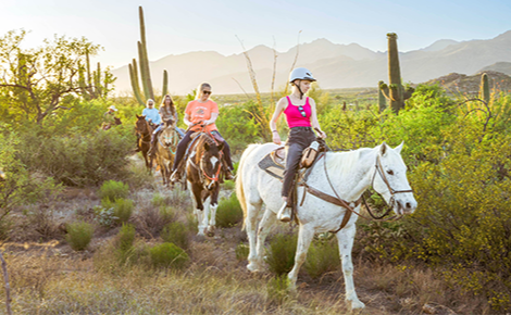 eGift card image of the riding adventure at Tanque Verde Lodge
