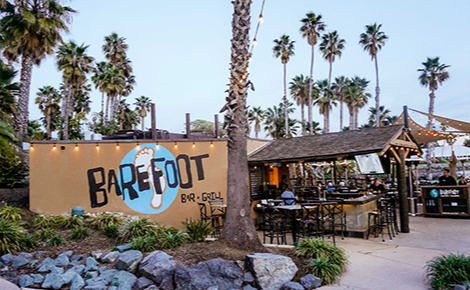 eGift card image of the exterior of the Bare Foot Bar and Grill