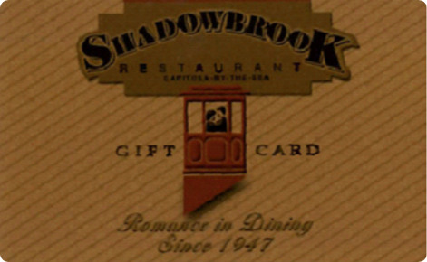 Shadowbrook physical gift card design