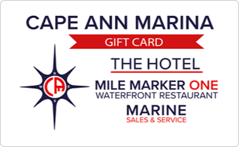 Cape Ann Marina Physical gift card design
