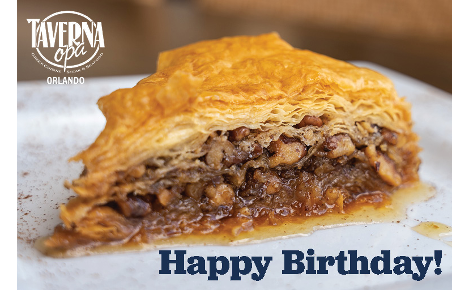 Baklava with 