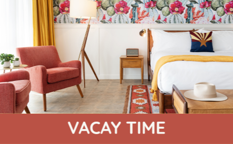 eGift card image of the hotel suite with the text 