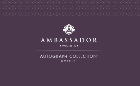 eGift card image of The Ambassador Hotel Wichita logo