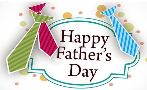 Father's Day card with ties