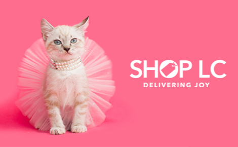Pink Shop LC Logo with Cat Gift Card