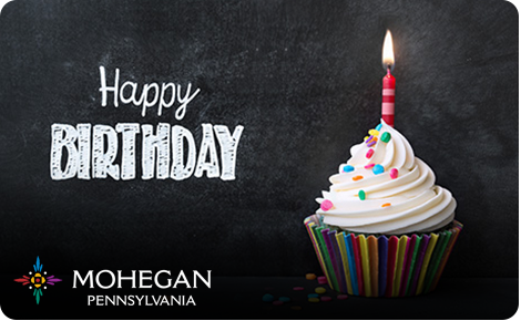 eGift card image of a cupcake and candle with the text 