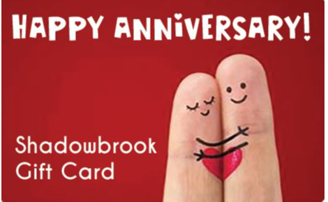 Happy Anniversary Card, two fingers with faces huffing