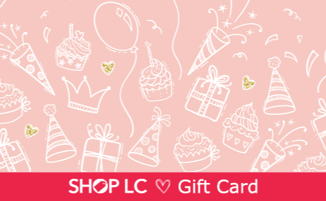 Shop LC Birthday Gift Card Pink