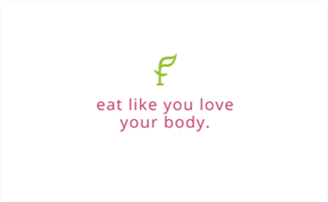 SoFresh Physical Gift Card Design