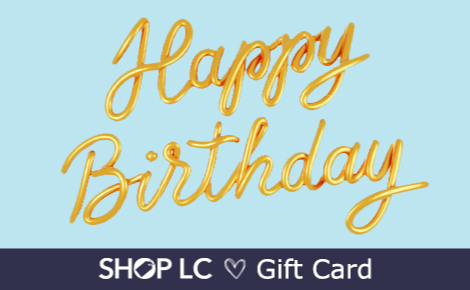 Happy Birthday Shop LC Gift Card