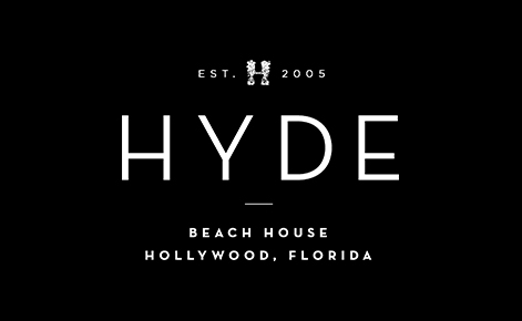 eGift Card image of the Hyde Beach House logo on a black background