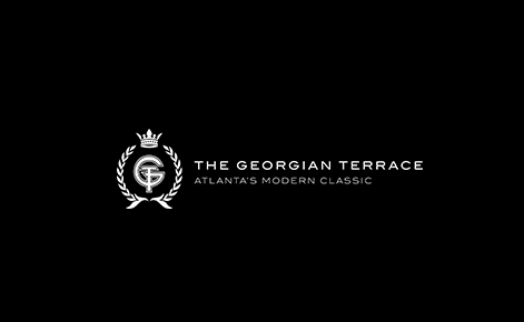 eGift Card image of The Georgian Terrace logo on a black background