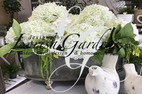 Image of flowers with Lorisa Gardens logo overlaid