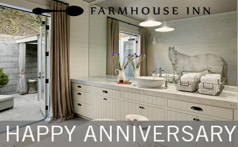 Gift card image of the spa with the Farmhouse Inn logo and the text 