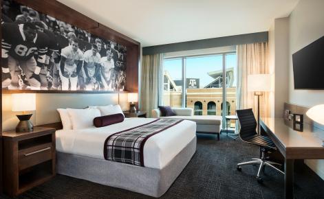Image of hotel room at Texas A&M Hotel & Conference Center