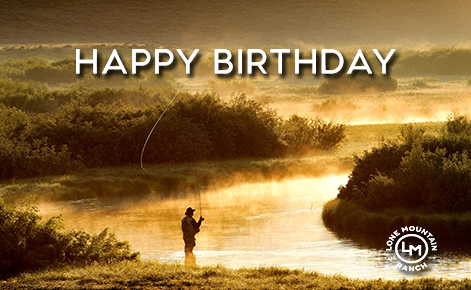 Image of man fishing in the river with the text 