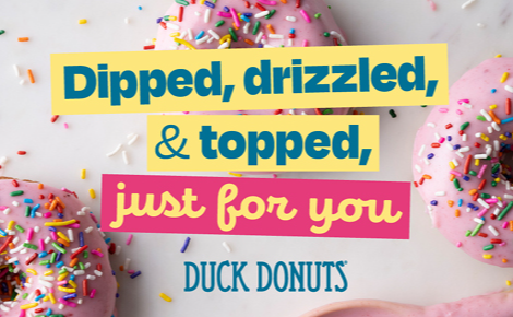 eGift card image of donuts and the copy 