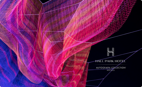 eGift card image with the Hall Park logo