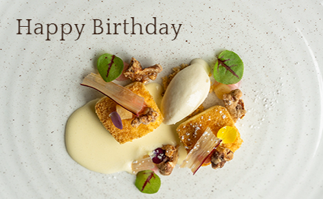 eGift card image of a dessert from the restaurant and the text 