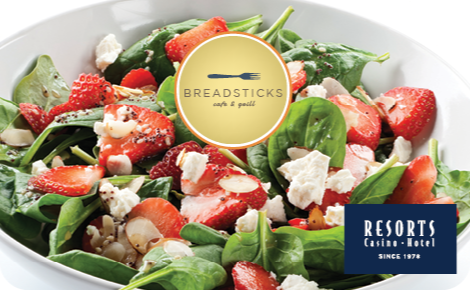 eGift card image of a dish from the Breadsticks Cafe & Grill