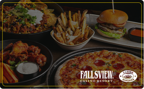 eGift card image of various dishes from the restaurants 