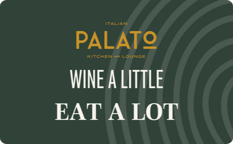 eGift card image with the Palato logo and the text 