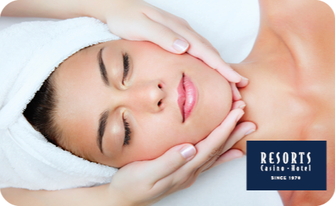 eGift card image of a guest receiving a treatment at the spa