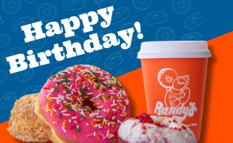 happy birthday randys donuts