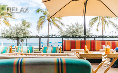 eGift card image of the outside seating area and the text 