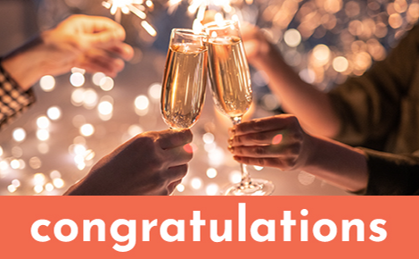 congratulations and champagne 
